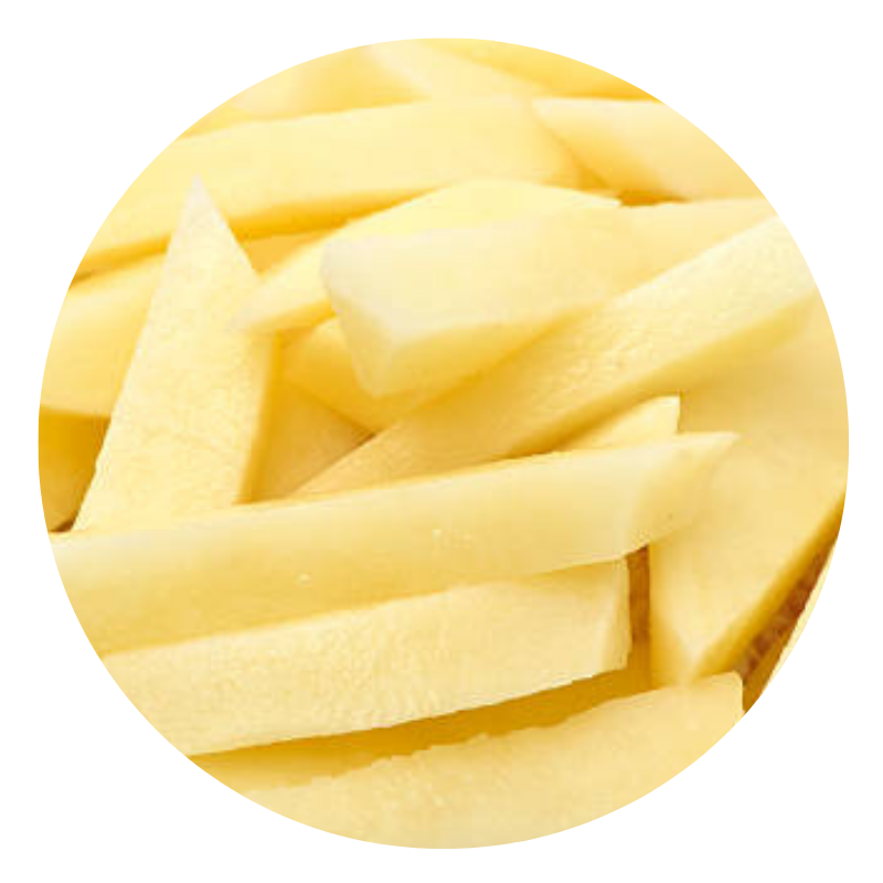 ScubeFarms  Potato - Julienned for Finger Chips Price per 250 Grams